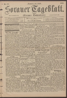 Sorauer Tageblatt (Sorauer Wochenblatt), Nr. 181. (6. August 1898)