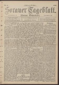 Sorauer Tageblatt (Sorauer Wochenblatt), Nr. 14. (18. Januar 1898)