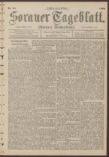 Sorauer Tageblatt (Sorauer Wochenblatt), Nr. 26. (1. Februar 1898)