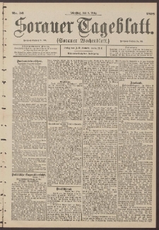 Sorauer Tageblatt (Sorauer Wochenblatt), Nr. 56. (8. M&auml;rz 1898)