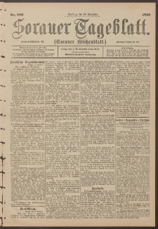 Sorauer Tageblatt (Sorauer Wochenblatt), Nr. 293. (16. Dezember 1898)