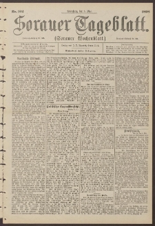 Sorauer Tageblatt (Sorauer Wochenblatt), Nr. 102. (3. Mai 1898)