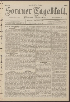 Sorauer Tageblatt (Sorauer Wochenblatt), Nr. 106. (7. Mai 1898)