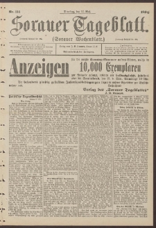 Sorauer Tageblatt (Sorauer Wochenblatt), Nr. 114. (17. Mai 1898)