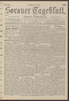Sorauer Tageblatt (Sorauer Wochenblatt), Nr. 119. (24. Mai 1898)