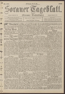 Sorauer Tageblatt (Sorauer Wochenblatt), Nr. 120. (25. Mai 1898)