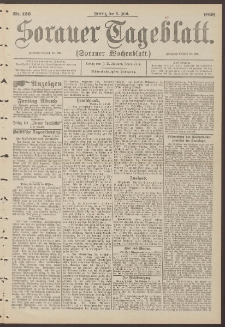 Sorauer Tageblatt (Sorauer Wochenblatt), Nr. 126. (3. Juni 1898)