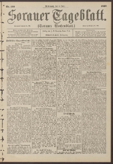 Sorauer Tageblatt (Sorauer Wochenblatt), Nr. 130. (8. Juni 1898)