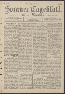 Sorauer Tageblatt (Sorauer Wochenblatt), Nr. 131. (9. Juni 1898)