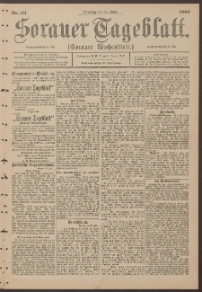 Sorauer Tageblatt (Sorauer Wochenblatt), Nr. 141. (21. Juni 1898)