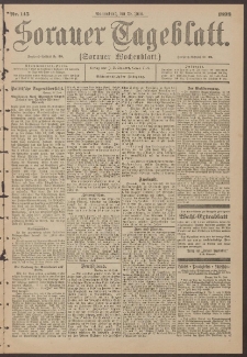 Sorauer Tageblatt (Sorauer Wochenblatt), Nr. 145. (25. Juni 1898)