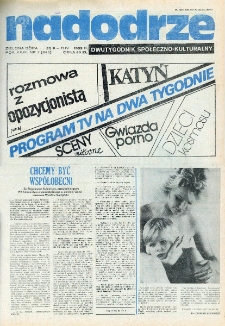 Nadodrze: dwutygodnik społeczno-kulturalny, nr 7 (29 III - 11 IV 1989 R.)