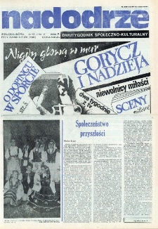 Nadodrze: dwutygodnik społeczno-kulturalny, nr 20 (27 IX - 10 X 1989 R.)