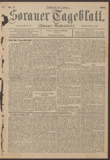 Sorauer Tageblatt (Sorauer Wochenblatt), Nr. 2. (4. Januar 1900)