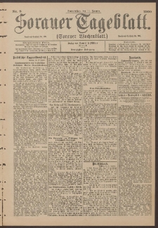Sorauer Tageblatt (Sorauer Wochenblatt), Nr. 8. (11. Januar 1900)