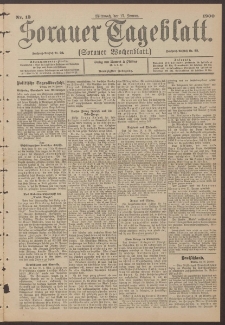 Sorauer Tageblatt (Sorauer Wochenblatt), Nr. 13. (17. Januar 1900)