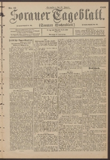 Sorauer Tageblatt (Sorauer Wochenblatt), Nr. 16. (20. Januar 1900)