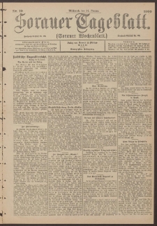 Sorauer Tageblatt (Sorauer Wochenblatt), Nr. 1. (3. Januar 1900)