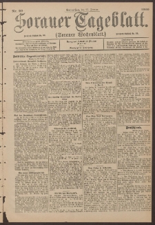 Sorauer Tageblatt (Sorauer Wochenblatt), Nr. 20. (25. Januar 1900)