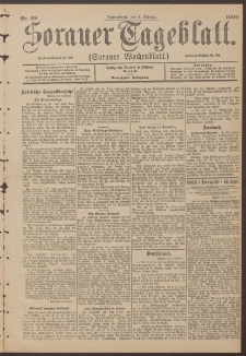 Sorauer Tageblatt (Sorauer Wochenblatt), Nr. 28. (3. Februar 1900)