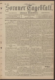 Sorauer Tageblatt (Sorauer Wochenblatt), Nr. 29. (4. Februar 1900)