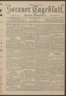 Sorauer Tageblatt (Sorauer Wochenblatt), Nr. 31. (7. Februar 1900)