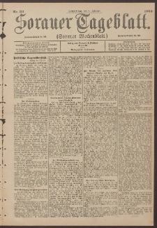 Sorauer Tageblatt (Sorauer Wochenblatt), Nr. 32. (8. Februar 1900)