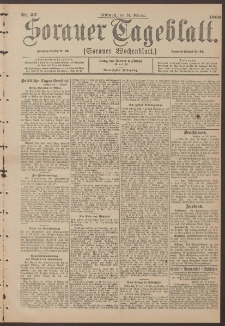 Sorauer Tageblatt (Sorauer Wochenblatt), Nr. 37. (14. Februar 1900)