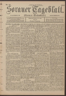 Sorauer Tageblatt (Sorauer Wochenblatt), Nr. 42. (20. Februar 1900)