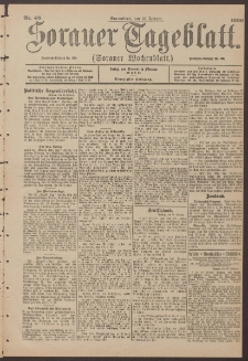 Sorauer Tageblatt (Sorauer Wochenblatt), Nr. 46. (24. Februar 1900)