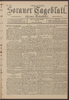 Sorauer Tageblatt (Sorauer Wochenblatt), Nr. 48. (27. Februar 1900)