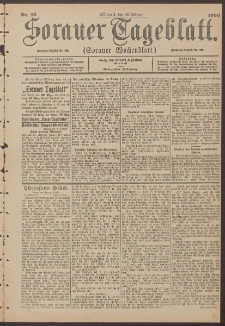 Sorauer Tageblatt (Sorauer Wochenblatt), Nr. 49. (28. Februar 1900)