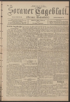 Sorauer Tageblatt (Sorauer Wochenblatt), Nr. 58. (10. M&auml;rz 1900)