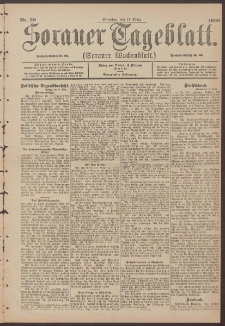 Sorauer Tageblatt (Sorauer Wochenblatt), Nr. 59. (11. M&auml;rz 1900)
