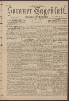 Sorauer Tageblatt (Sorauer Wochenblatt), Nr. 63. (16. M&auml;rz 1900)