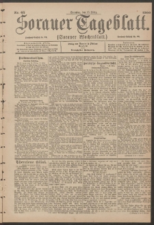 Sorauer Tageblatt (Sorauer Wochenblatt), Nr. 65. (18. M&auml;rz 1900)