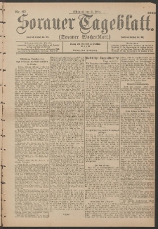 Sorauer Tageblatt (Sorauer Wochenblatt), Nr. 67. (21. M&auml;rz 1900)