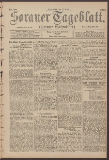 Sorauer Tageblatt (Sorauer Wochenblatt), Nr. 68. (22. M&auml;rz 1900)