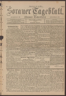 Sorauer Tageblatt (Sorauer Wochenblatt), Nr. 76. (31. M&auml;rz 1900)