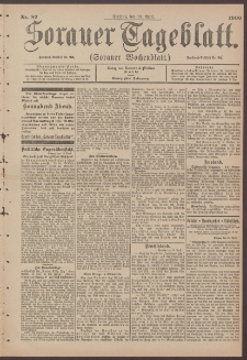 Sorauer Tageblatt (Sorauer Wochenblatt), Nr. 87. (13. April 1900)