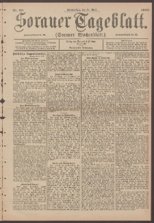 Sorauer Tageblatt (Sorauer Wochenblatt), Nr. 90. (19. April 1900)