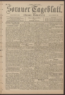 Sorauer Tageblatt (Sorauer Wochenblatt), Nr. 93. (22. April 1900)