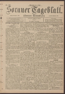 Sorauer Tageblatt (Sorauer Wochenblatt), Nr. 101. (2. Mai 1900)