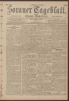 Sorauer Tageblatt (Sorauer Wochenblatt), Nr. 106. (8. Mai 1900)