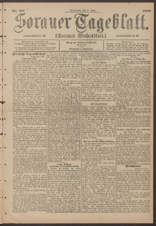 Sorauer Tageblatt (Sorauer Wochenblatt), Nr. 107. (9. Mai 1900)