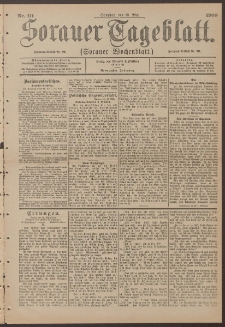 Sorauer Tageblatt (Sorauer Wochenblatt), Nr. 111. (13. Mai 1900)