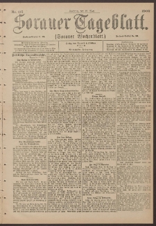 Sorauer Tageblatt (Sorauer Wochenblatt), Nr. 115. (18. Mai 1900)
