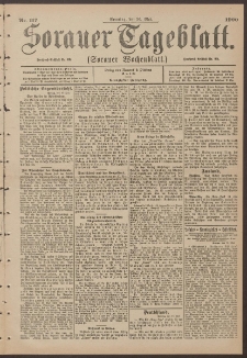 Sorauer Tageblatt (Sorauer Wochenblatt), Nr. 117. (20. Mai 1900)