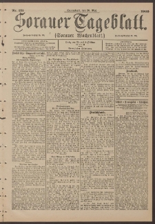 Sorauer Tageblatt (Sorauer Wochenblatt), Nr. 121. (26. Mai 1900)