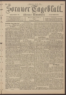 Sorauer Tageblatt (Sorauer Wochenblatt), Nr. 125. (31. Mai 1900)